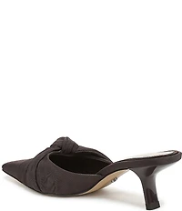Sam Edelman Bex Silk Bow Detail Pointed Toe Dress Mules