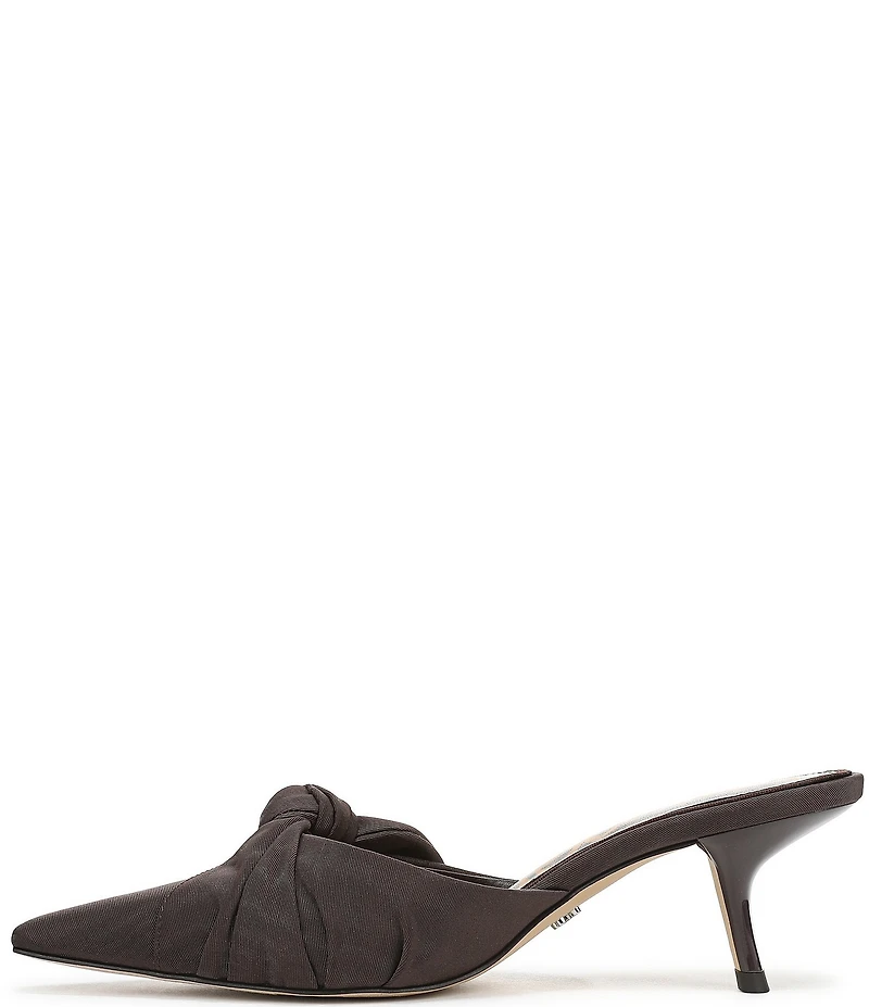 Sam Edelman Bex Silk Bow Detail Pointed Toe Dress Mules