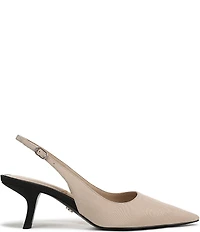 Sam Edelman Bianka Color Block Fabric Pointed Toe Slingback Pumps