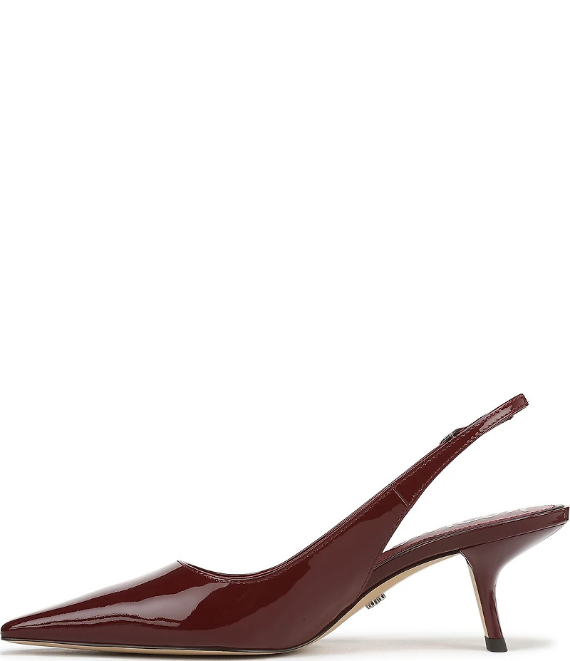 Sam Edelman Bianka Patent Leather Pointed Toe Slingback Pumps