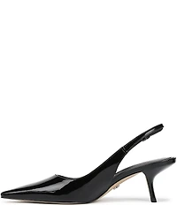 Sam Edelman Bianka Patent Leather Pointed Toe Slingback Pumps