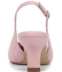 Sam Edelman Bianka Suede Pointed Toe Slingback Pumps