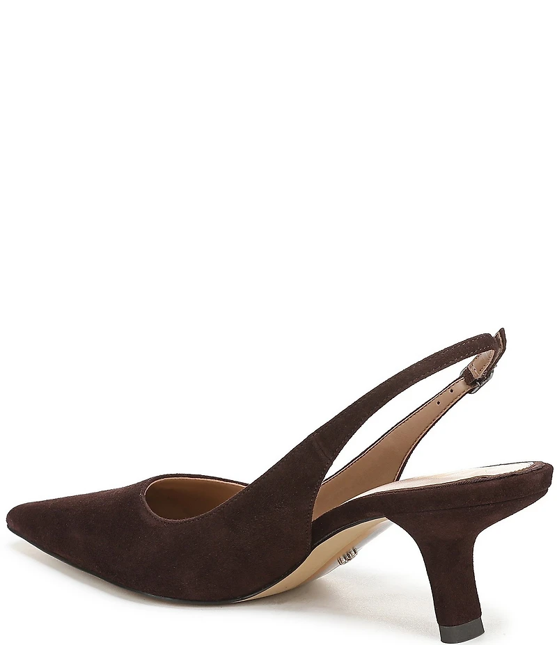 Sam Edelman Bianka Suede Pointed Toe Slingback Pumps