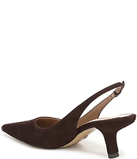 Sam Edelman Bianka Suede Pointed Toe Slingback Pumps