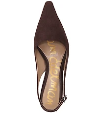Sam Edelman Bianka Suede Pointed Toe Slingback Pumps