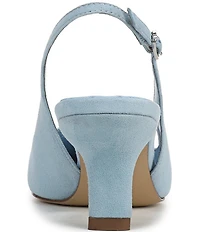 Sam Edelman Bianka Suede Pointed Toe Slingback Pumps