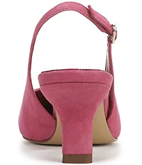 Sam Edelman Bianka Suede Pointed Toe Slingback Pumps