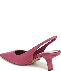 Sam Edelman Bianka Suede Pointed Toe Slingback Pumps