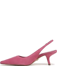 Sam Edelman Bianka Suede Pointed Toe Slingback Pumps