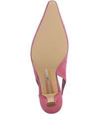 Sam Edelman Bianka Suede Pointed Toe Slingback Pumps