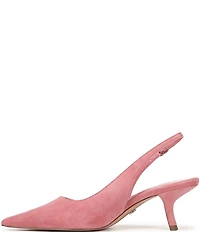 Sam Edelman Bianka Suede Pointed Toe Slingback Pumps