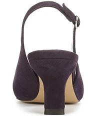 Sam Edelman Bianka Suede Pointed Toe Slingback Pumps