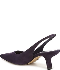 Sam Edelman Bianka Suede Pointed Toe Slingback Pumps