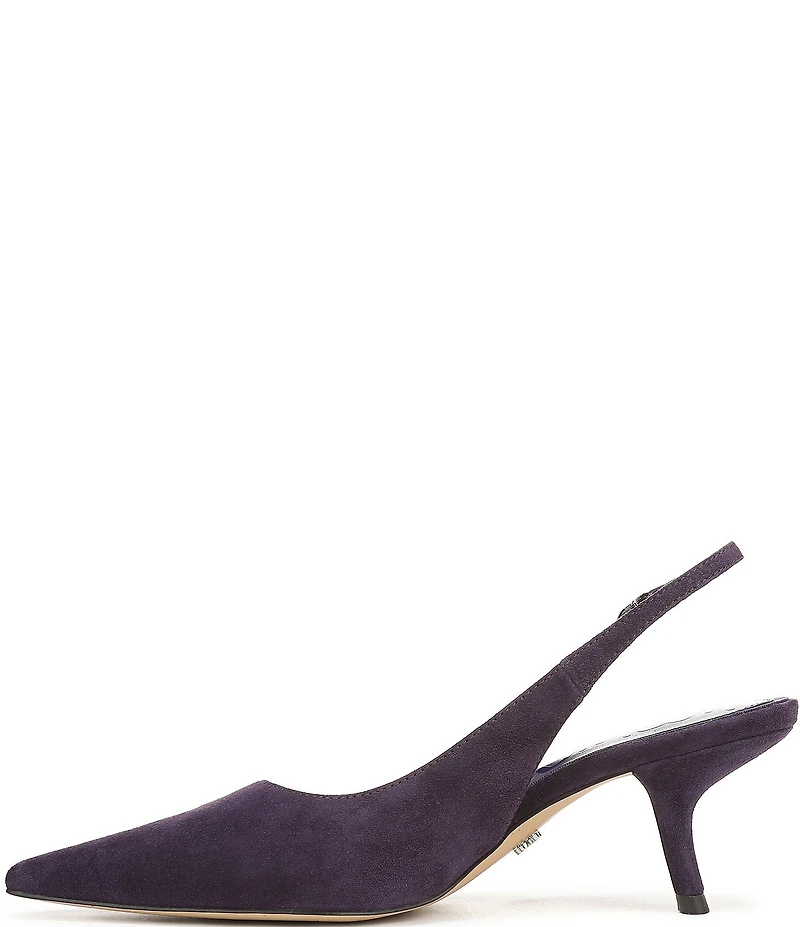 Sam Edelman Bianka Suede Pointed Toe Slingback Pumps