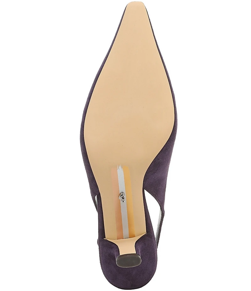 Sam Edelman Bianka Suede Pointed Toe Slingback Pumps