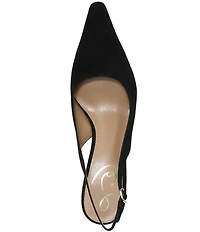 Sam Edelman Bianka Suede Pointed Toe Slingback Pumps