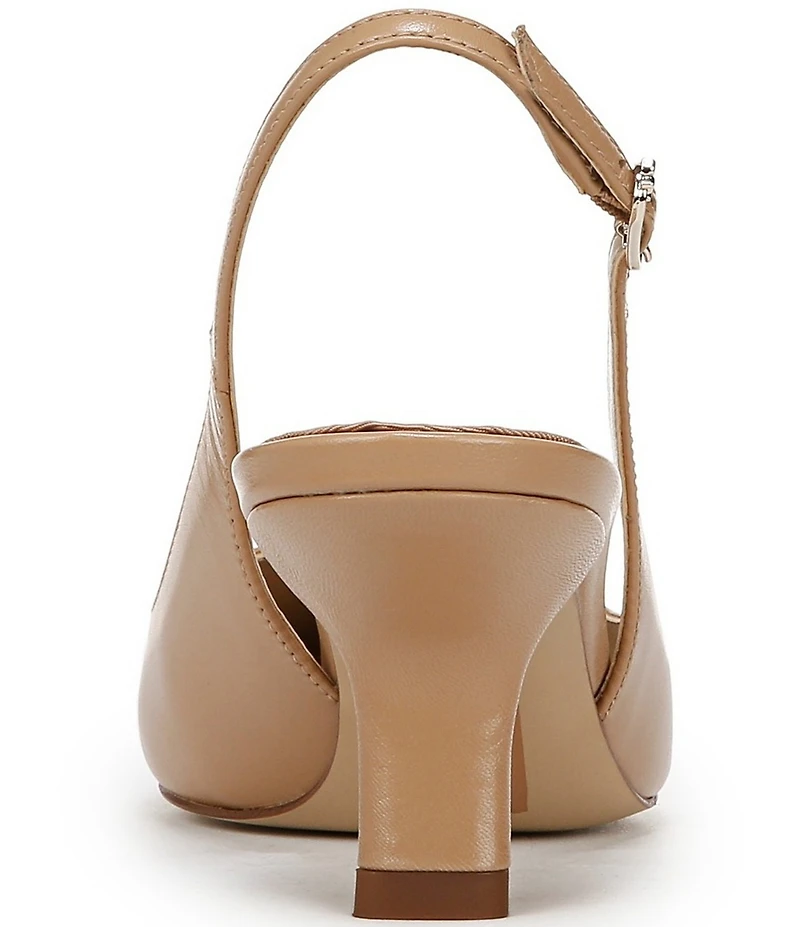 Sam Edelman Bianka Leather Pointed Toe Slingback Pumps