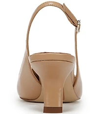 Sam Edelman Bianka Leather Pointed Toe Slingback Pumps