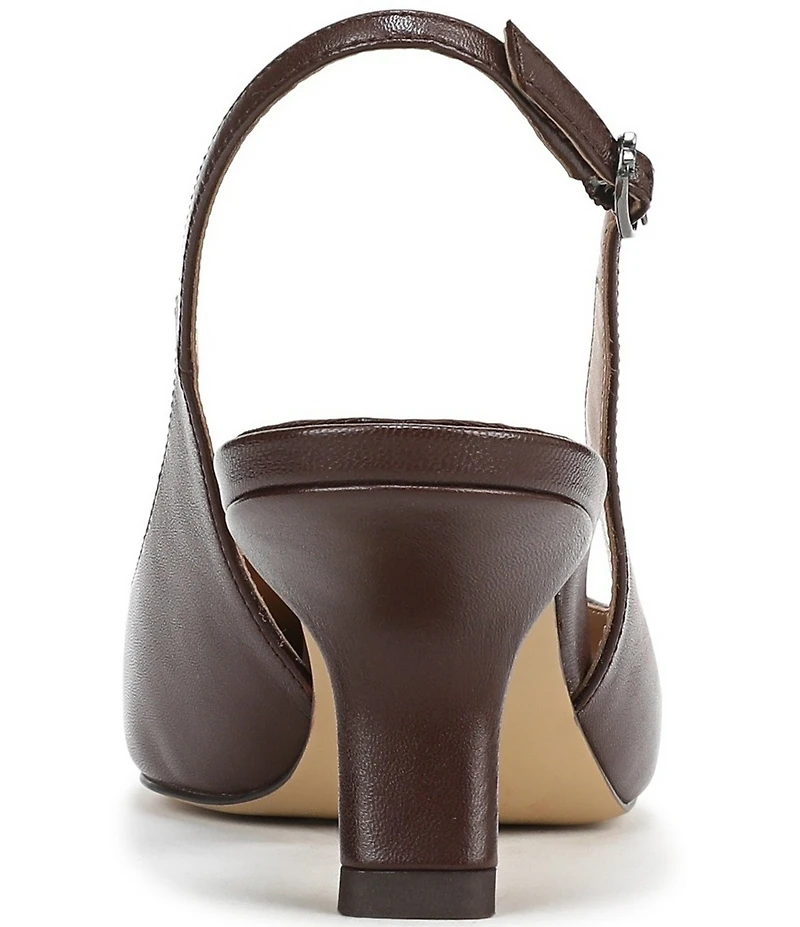 Sam Edelman Bianka Leather Pointed Toe Slingback Pumps