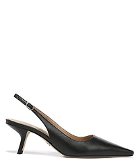 Sam Edelman Bianka Leather Pointed Toe Slingback Pumps