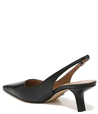 Sam Edelman Bianka Leather Pointed Toe Slingback Pumps