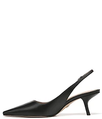 Sam Edelman Bianka Leather Pointed Toe Slingback Pumps