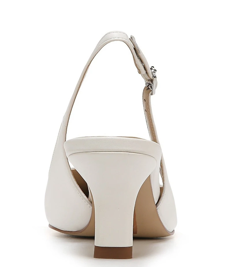 Sam Edelman Bianka Leather Pointed Toe Slingback Pumps