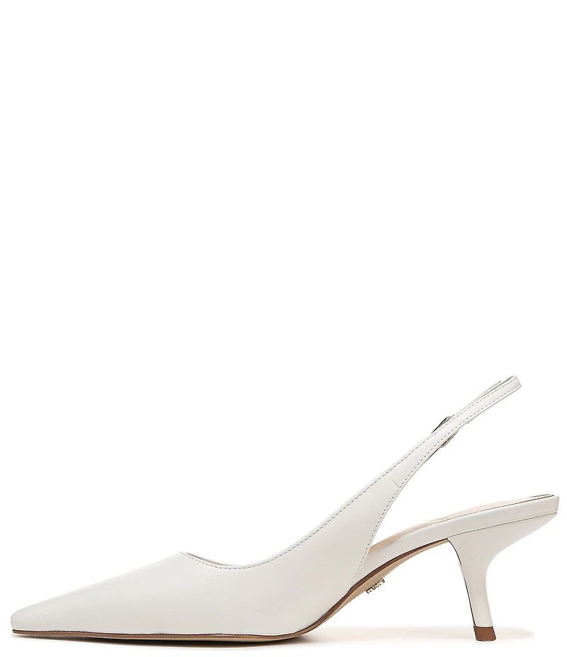 Sam Edelman Bianka Leather Pointed Toe Slingback Pumps