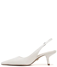 Sam Edelman Bianka Leather Pointed Toe Slingback Pumps