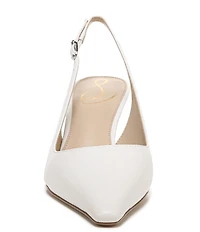 Sam Edelman Bianka Leather Pointed Toe Slingback Pumps