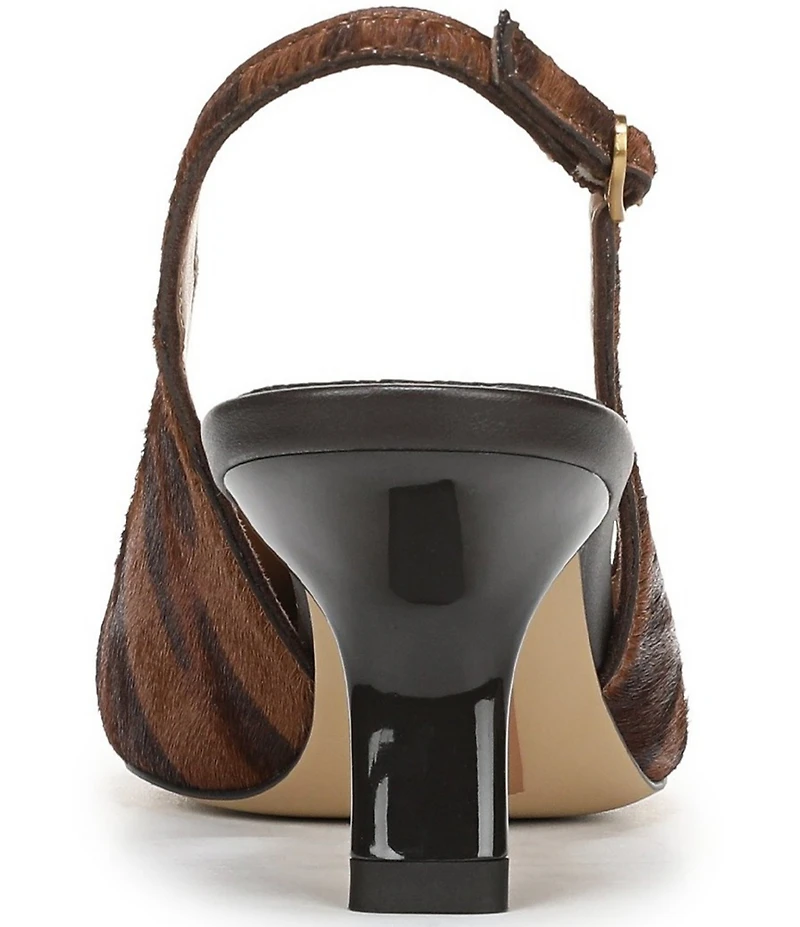 Sam Edelman Bianka Tiger Print Calf Hair Slingback Pumps