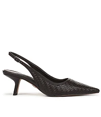 Sam Edelman Bianka Woven Pointed Toe Slingback Pumps