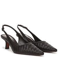 Sam Edelman Bianka Woven Pointed Toe Slingback Pumps