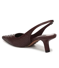 Sam Edelman Bianka Woven Pointed Toe Slingback Pumps