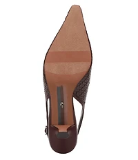 Sam Edelman Bianka Woven Pointed Toe Slingback Pumps