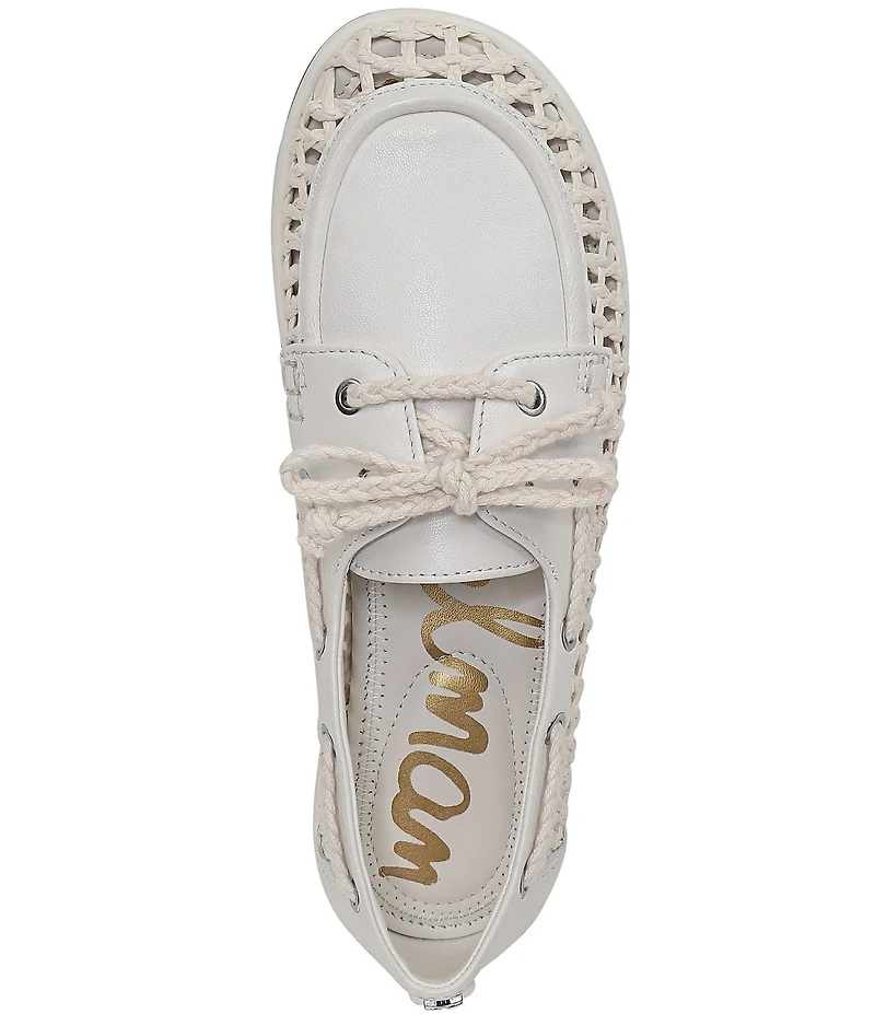 Sam Edelman Bria Leather Weave Loafers