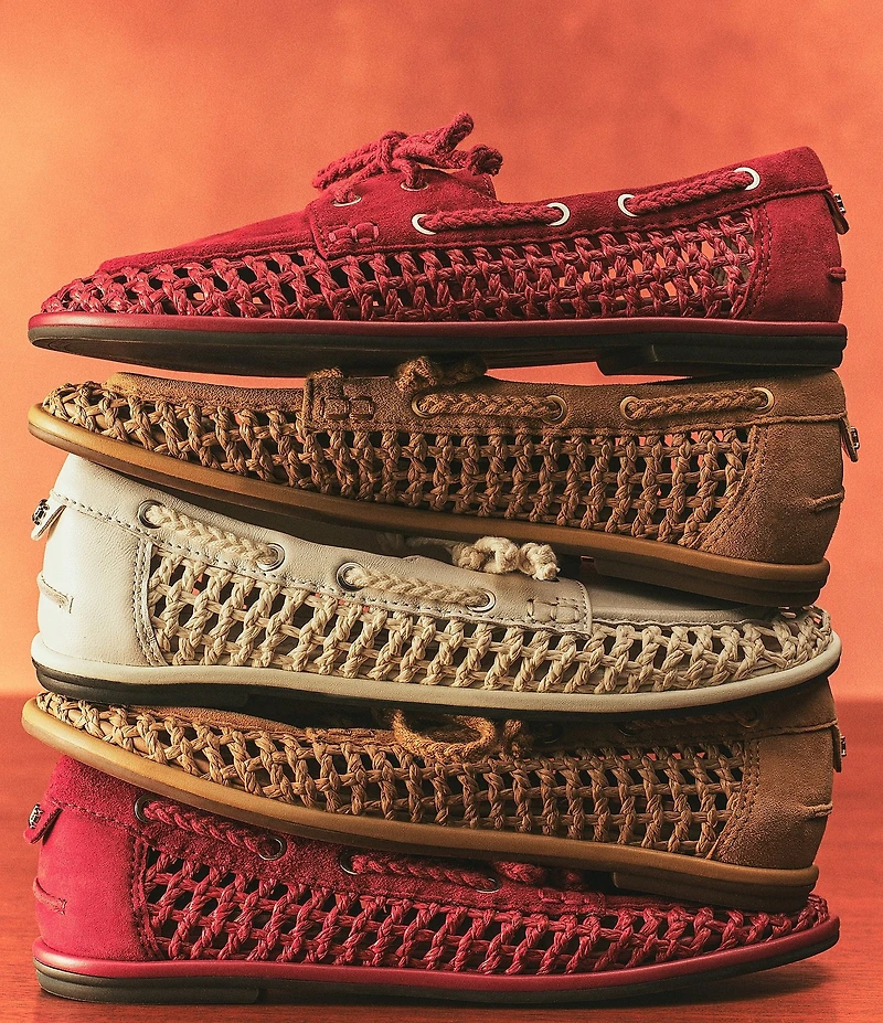 Sam Edelman Bria Leather Woven Oxfords