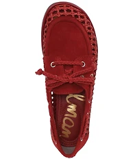 Sam Edelman Bria Suede Weave Loafers