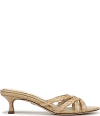 Sam Edelman Camille Braided Raffia Dress Slide Sandals