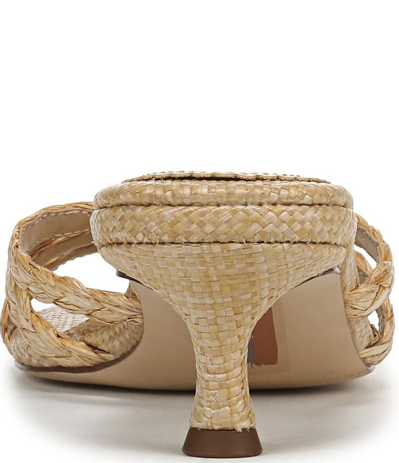 Sam Edelman Camille Braided Raffia Dress Slide Sandals