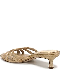 Sam Edelman Camille Braided Raffia Dress Slide Sandals