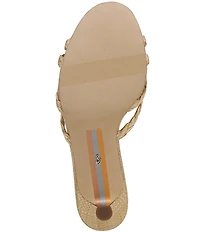 Sam Edelman Camille Braided Raffia Dress Slide Sandals