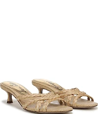 Sam Edelman Camille Braided Raffia Dress Slide Sandals