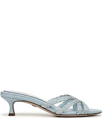 Sam Edelman Camille Braided Raffia Dress Slide Sandals