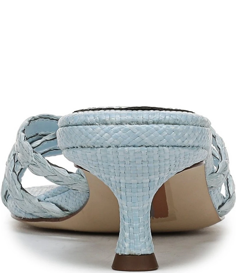 Sam Edelman Camille Braided Raffia Dress Slide Sandals