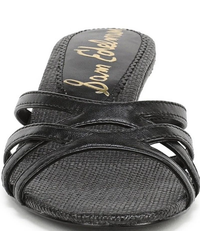 Sam Edelman Camille Leather Dress Slide Sandals