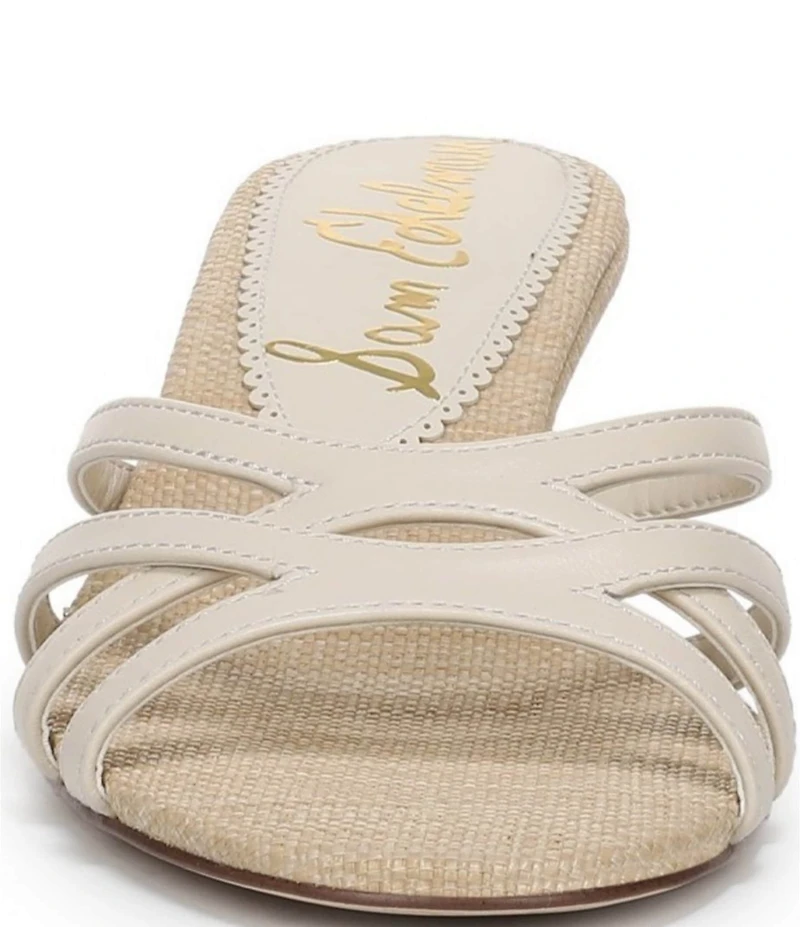 Sam Edelman Camille Leather Dress Slide Sandals