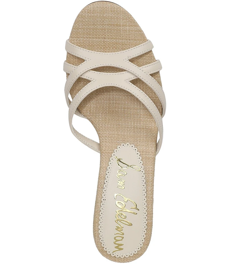 Sam Edelman Camille Leather Dress Slide Sandals