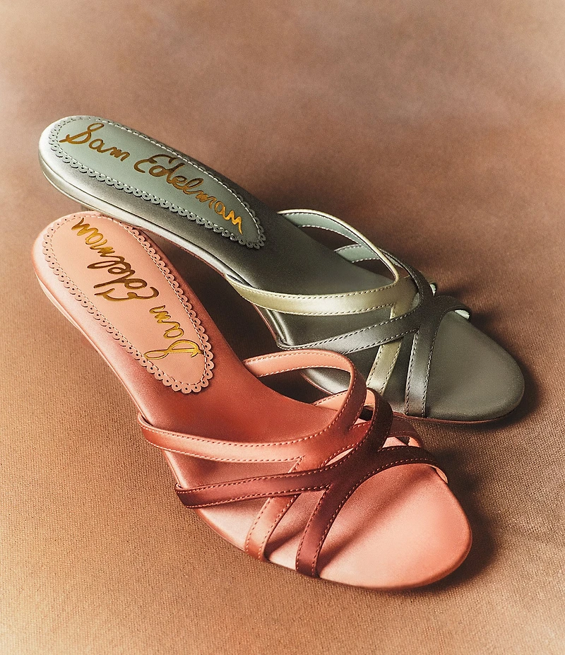 Sam Edelman Camille Satin Dress Slide Sandals