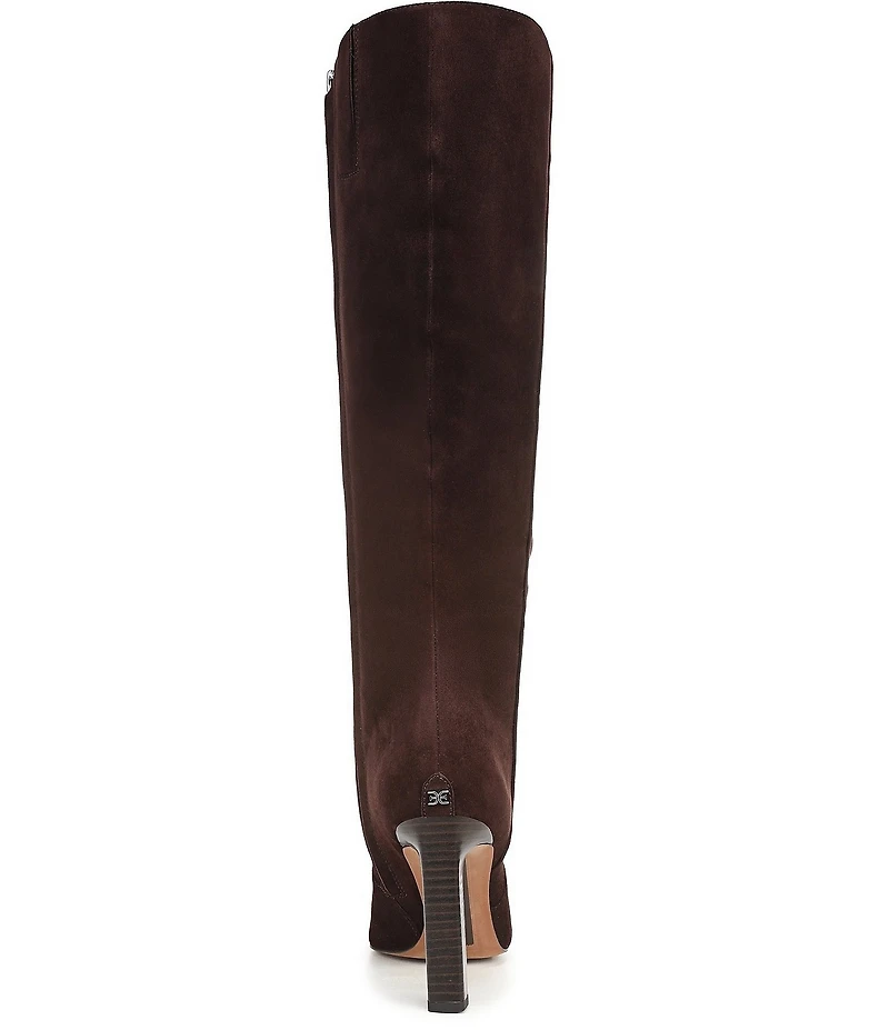 Sam Edelman Cassie Suede Pointed Toe Tall Dress Boots